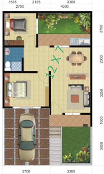 Desain rumah Minimalis Type 45  Desain Rumah Minimalis