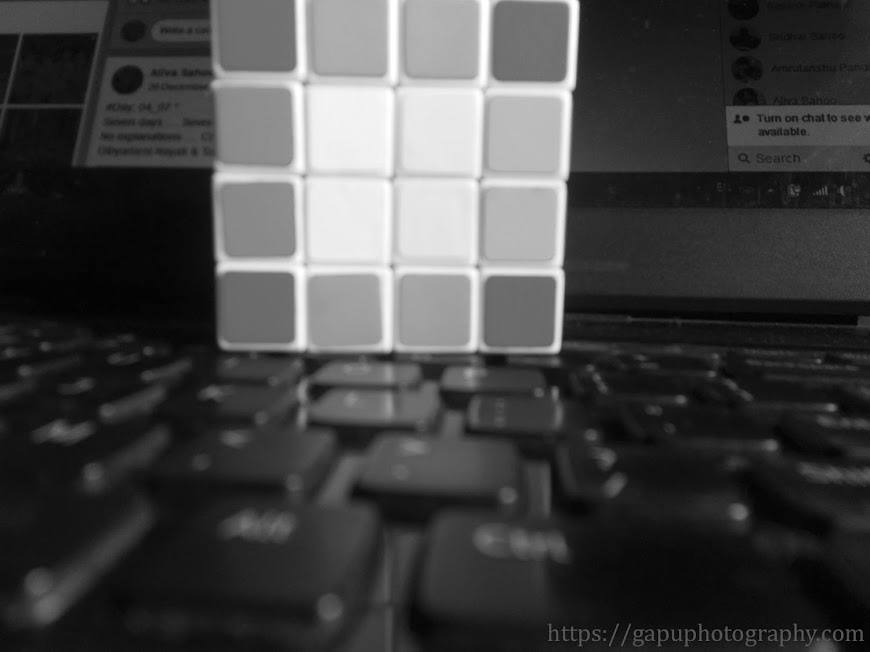 Seven black and white pictures of your daily life: Day- 1