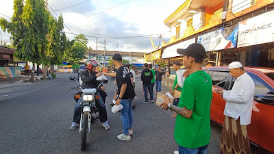 Ormas Jogja Islamic Never Die (Joxzin) Korwil Purworejo Bagi-Bagi Takjil