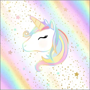 Unicorn and Rainbow: Free Printable Candy Bar Labels.  