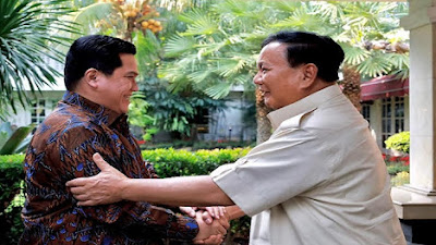 Menhan Prabowo Terima Kunjungan Menteri BUMN Erick Thohir, Bicarakan Dinamika Terkini Hingga Timnas U-22