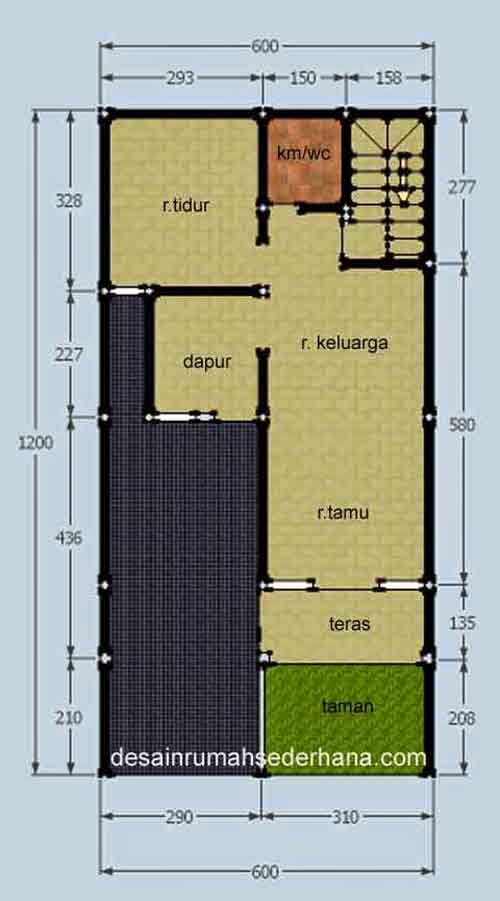  Gambar  Rumah  2 Lantai 3  Kamar  Tidur ReDesain21 Com 