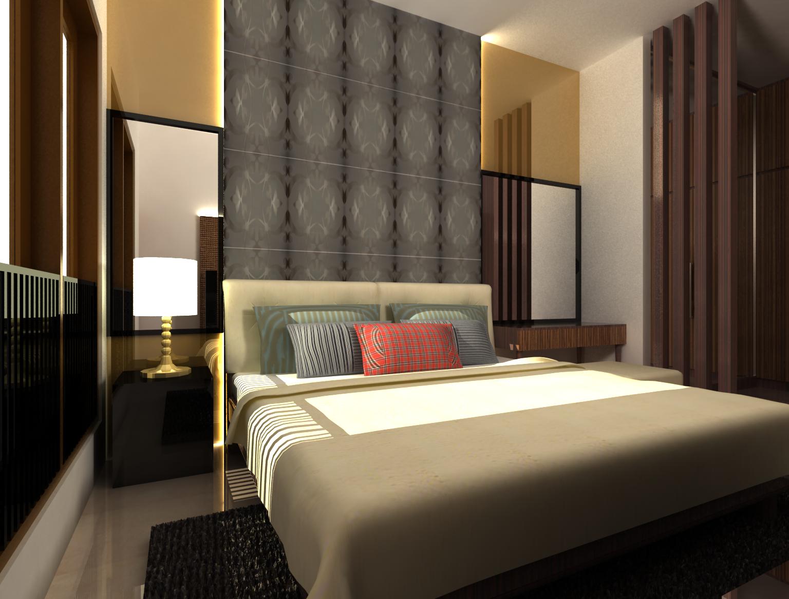 Desain Kamar Tidur Minimalis Ukuran 4x3 Wallpaper Dinding