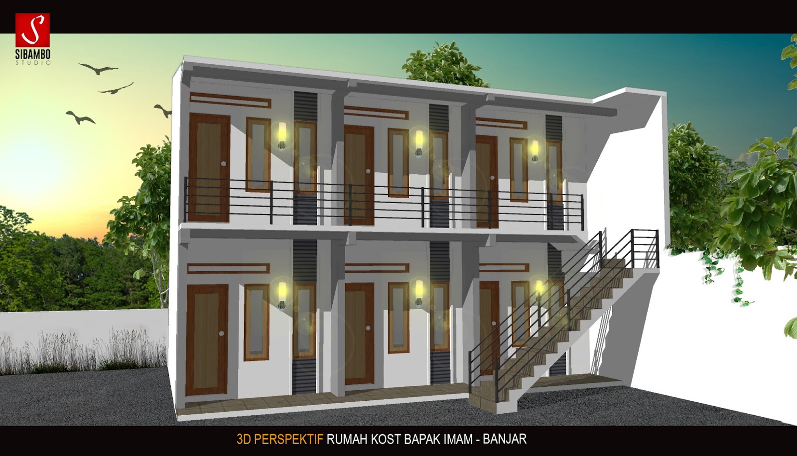 Desain Rumah Kontrakan 3 Petak Tukang Bangun Rumah