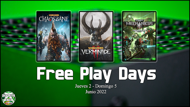 Días de juego gratis (del 2 al 5 junio 2022) #freeplaydays