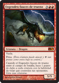 Engendro fauces de trueno Thundermaw Hellkite elblogdecartasmagic