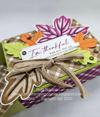 stampin up, autumn leaves