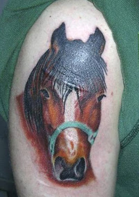 horse tattoo design