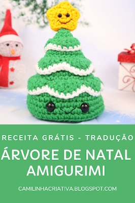 Receita grátis - Árvore de Natal em amigurumi