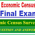 7th ECONAMIC CENSUS MAIN EXAM QUESTION PAPERS