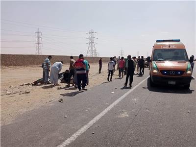 مصرع عامل صدمته سيارة ملاكي أثناء عبوره الطريق فى«إخميم» بسوهاج