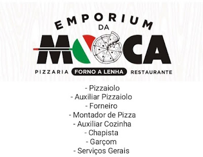 Pizzaria em Xangri-lá contrata Pizzaiolo, aux. pizzaiolo e de cozinha, serviços gerais e outros