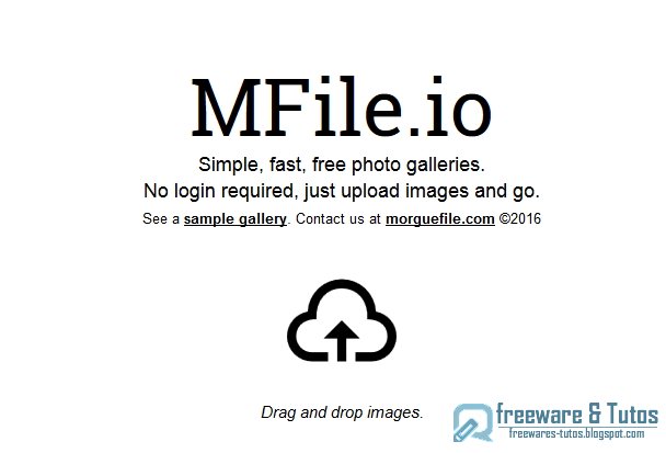 MFile: un service en ligne pour créer facilement des galeries d'images