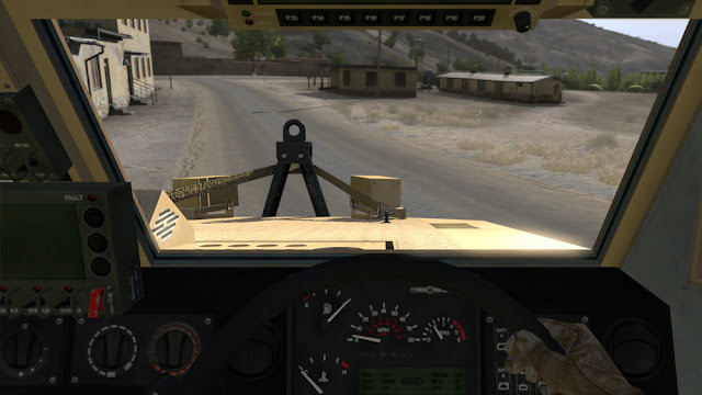 arma2フォックスハウンド装甲車アドオンのゲーム内開発中画像