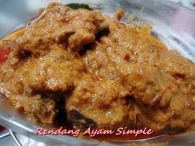 Koleksi Resepi AinSuria: Rendang Ayam Mudah