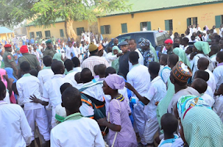 Shettima inspects school in Maiduguri after 2 years of closure, promotes principal to Ministerial Secretary