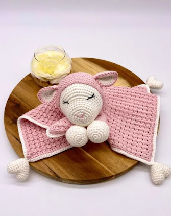 Free Crochet Lamb Lovey Pattern