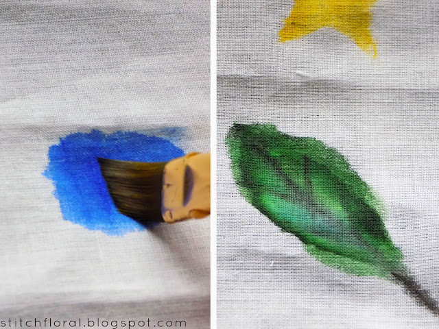 Fabric painting: paint vs watercolor