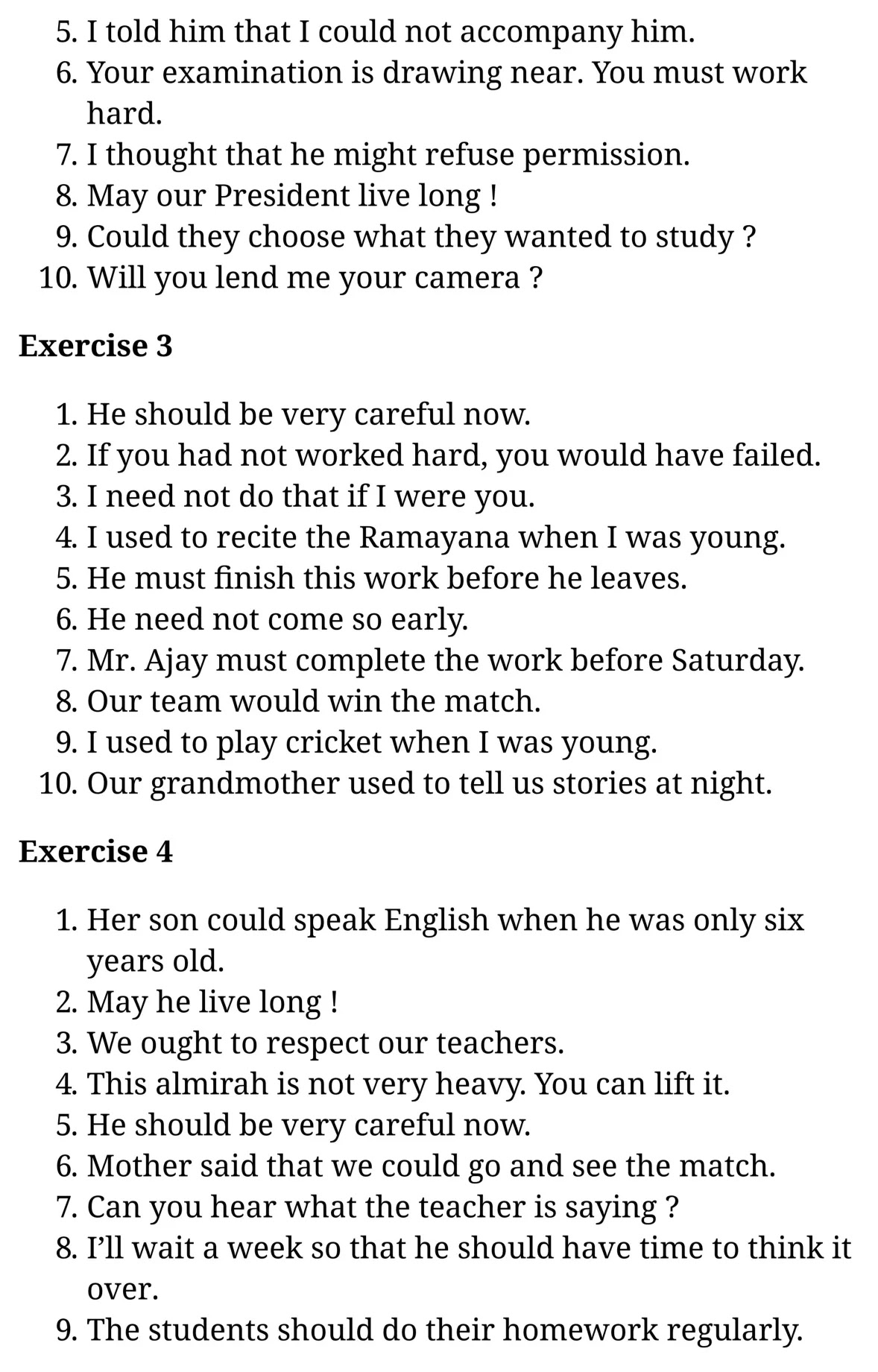 कक्षा 10 अंग्रेज़ी  के नोट्स  हिंदी में एनसीईआरटी समाधान,     class 10 English Grammar Modal Auxiliaries  ,   class 10 English Grammar Modal Auxiliaries   ncert solutions in English Grammar,  class 10 English Grammar Modal Auxiliaries   notes in hindi,   class 10 English Grammar Modal Auxiliaries   question answer,   class 10 English Grammar Modal Auxiliaries   notes,   class 10 English Grammar Modal Auxiliaries   class 10 English Grammar  Modal Auxiliaries   in  hindi,    class 10 English Grammar Modal Auxiliaries   important questions in  hindi,   class 10 English Grammar Modal Auxiliaries   notes in hindi,   class 10 English Grammar  Modal Auxiliaries   test,   class 10 English Grammar  Modal Auxiliaries   class 10 English Grammar  Modal Auxiliaries   pdf,   class 10 English Grammar  Modal Auxiliaries   notes pdf,   class 10 English Grammar  Modal Auxiliaries   exercise solutions,  class 10 English Grammar  Modal Auxiliaries  ,  class 10 English Grammar  Modal Auxiliaries   notes study rankers,  class 10 English Grammar  Modal Auxiliaries   notes,   class 10 English Grammar hindi  Modal Auxiliaries   notes,    class 10 English Grammar   Modal Auxiliaries    class 10  notes pdf,  class 10 English Grammar  Modal Auxiliaries   class 10  notes  ncert,  class 10 English Grammar  Modal Auxiliaries   class 10 pdf,   class 10 English Grammar  Modal Auxiliaries    book,   class 10 English Grammar  Modal Auxiliaries   quiz class 10  ,   कक्षा 10 सहायक क्रिया,  कक्षा 10 सहायक क्रिया  के नोट्स हिंदी में,  कक्षा 10 सहायक क्रिया प्रश्न उत्तर,  कक्षा 10 सहायक क्रिया  के नोट्स,  10 कक्षा सहायक क्रिया  हिंदी में, कक्षा 10 सहायक क्रिया  हिंदी में,  कक्षा 10 सहायक क्रिया  महत्वपूर्ण प्रश्न हिंदी में, कक्षा 10 हिंदी के नोट्स  हिंदी में, सहायक क्रिया हिंदी में  कक्षा 10 नोट्स pdf,    सहायक क्रिया हिंदी में  कक्षा 10 नोट्स 2021 ncert,   सहायक क्रिया हिंदी  कक्षा 10 pdf,   सहायक क्रिया हिंदी में  पुस्तक,   सहायक क्रिया हिंदी में की बुक,   सहायक क्रिया हिंदी में  प्रश्नोत्तरी class 10 ,  10   वीं सहायक क्रिया  पुस्तक up board,   बिहार बोर्ड 10  पुस्तक वीं सहायक क्रिया नोट्स,    सहायक क्रिया  कक्षा 10 नोट्स 2021 ncert,   सहायक क्रिया  कक्षा 10 pdf,   सहायक क्रिया  पुस्तक,   सहायक क्रिया की बुक,   सहायक क्रिया प्रश्नोत्तरी class 10,   10  th class 10 English Grammar Modal Auxiliaries    book up board,   up board 10  th class 10 English Grammar Modal Auxiliaries   notes,  class 10 English Grammar,   class 10 English Grammar ncert solutions in English Grammar,   class 10 English Grammar notes in hindi,   class 10 English Grammar question answer,   class 10 English Grammar notes,  class 10 English Grammar class 10 English Grammar  Modal Auxiliaries   in  hindi,    class 10 English Grammar important questions in  hindi,   class 10 English Grammar notes in hindi,    class 10 English Grammar test,  class 10 English Grammar class 10 English Grammar  Modal Auxiliaries   pdf,   class 10 English Grammar notes pdf,   class 10 English Grammar exercise solutions,   class 10 English Grammar,  class 10 English Grammar notes study rankers,   class 10 English Grammar notes,  class 10 English Grammar notes,   class 10 English Grammar  class 10  notes pdf,   class 10 English Grammar class 10  notes  ncert,   class 10 English Grammar class 10 pdf,   class 10 English Grammar  book,  class 10 English Grammar quiz class 10  ,  10  th class 10 English Grammar    book up board,    up board 10  th class 10 English Grammar notes,       अंग्रेज़ी हिंदी  कक्षा 10 pdf,   अंग्रेज़ी हिंदी में  पुस्तक,   अंग्रेज़ी हिंदी में की बुक,   अंग्रेज़ी हिंदी में  प्रश्नोत्तरी class 10 ,  बिहार बोर्ड 10  पुस्तक वीं अंग्रेज़ी नोट्स,    अंग्रेज़ी  कक्षा 10 नोट्स 2021 ncert,   अंग्रेज़ी  कक्षा 10 pdf,   अंग्रेज़ी  पुस्तक,   अंग्रेज़ी  प्रश्नोत्तरी class 10, कक्षा 10 अंग्रेज़ी,  कक्षा 10 अंग्रेज़ी  के नोट्स हिंदी में,  कक्षा 10 का अंग्रेज़ी का प्रश्न उत्तर,  कक्षा 10 अंग्रेज़ी  के नोट्स,  10 कक्षा अंग्रेज़ी 2021  हिंदी में, कक्षा 10 अंग्रेज़ी  हिंदी में,  कक्षा 10 अंग्रेज़ी  महत्वपूर्ण प्रश्न हिंदी में, कक्षा 10 अंग्रेज़ी  हिंदी के नोट्स  हिंदी में,