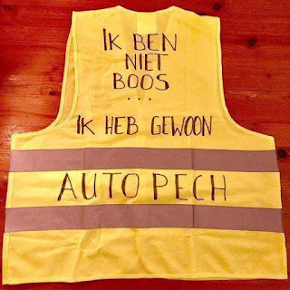 Ik ben niet boos, ik heb autopech