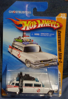 Front of Hot Wheels Ghostbusters Ecto-1