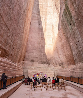 The Quarry by DnA_Design and Architecture architettura contemporanea ex cave Cina installazioni