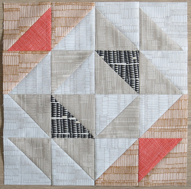 HST Quilt-Along - Block #12 - Rockpool - Carolyn Friedlander fabrics