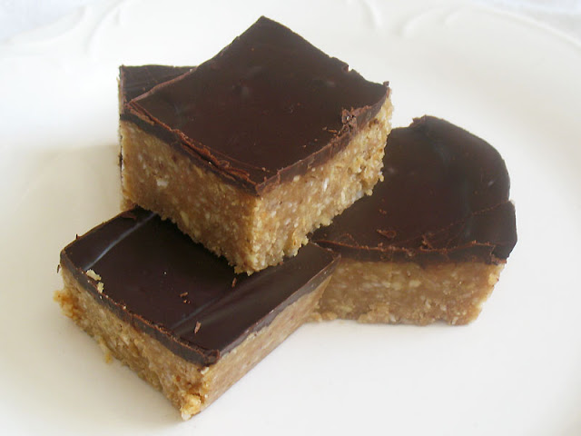 raw peanut butter bars