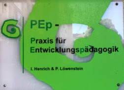 Eingangsschild PEp Praxis Mainz