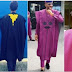 Female Fashion Designer also tries out Ebuka’s viral Agbada style (Photos)