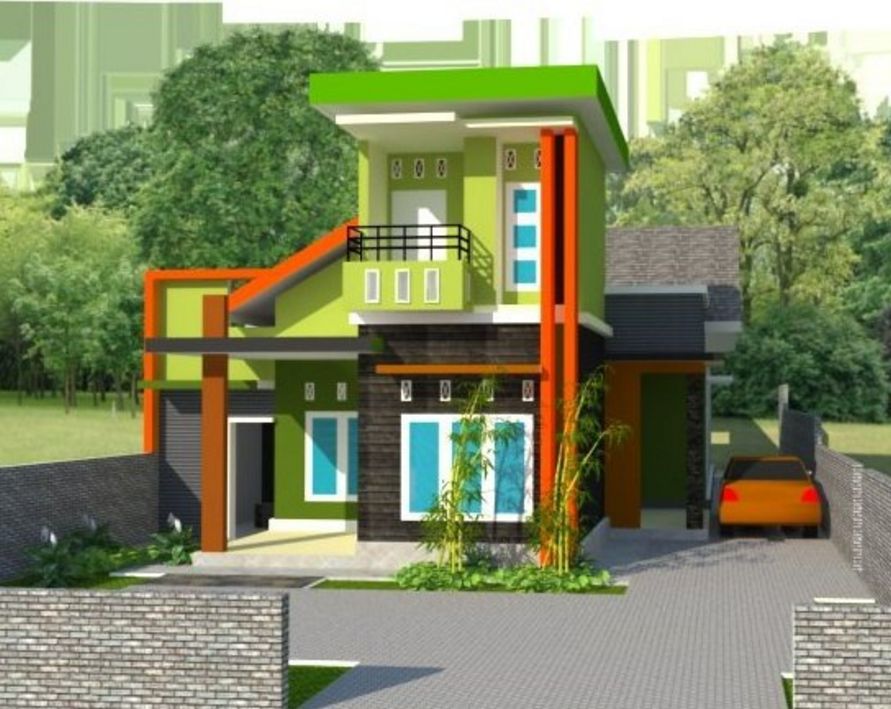 Contoh 2 Warna Cat Tembok Rumah Idaman 