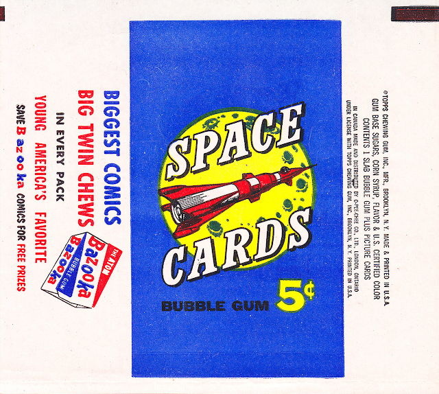 1958 Topps : Space Cards Bubble Gum