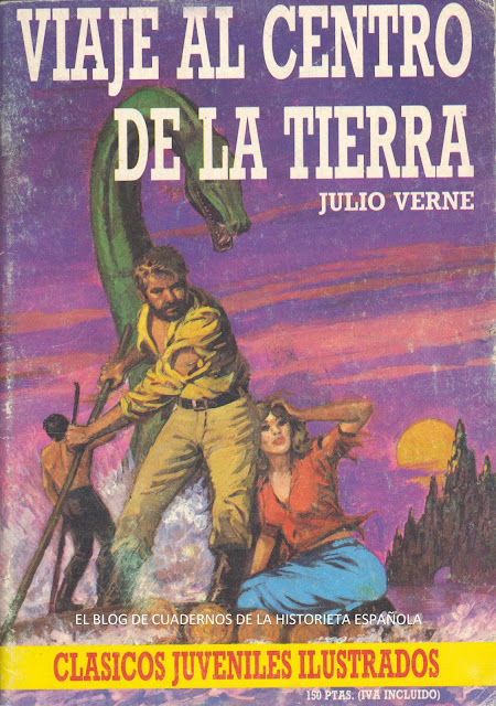 Viaje al centro de la Tierra. Clásicos Juveniles Ilustrados, 1987