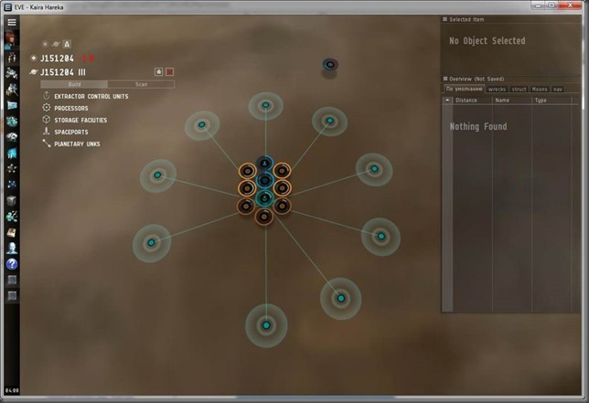 Mining planet configuration