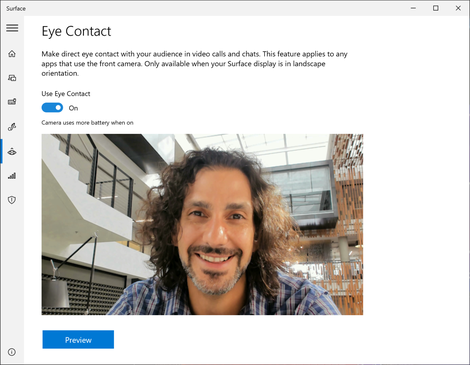 Microsoft's Eye Contact