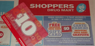 Free $10.00 Shoppers Drug Mart gift card