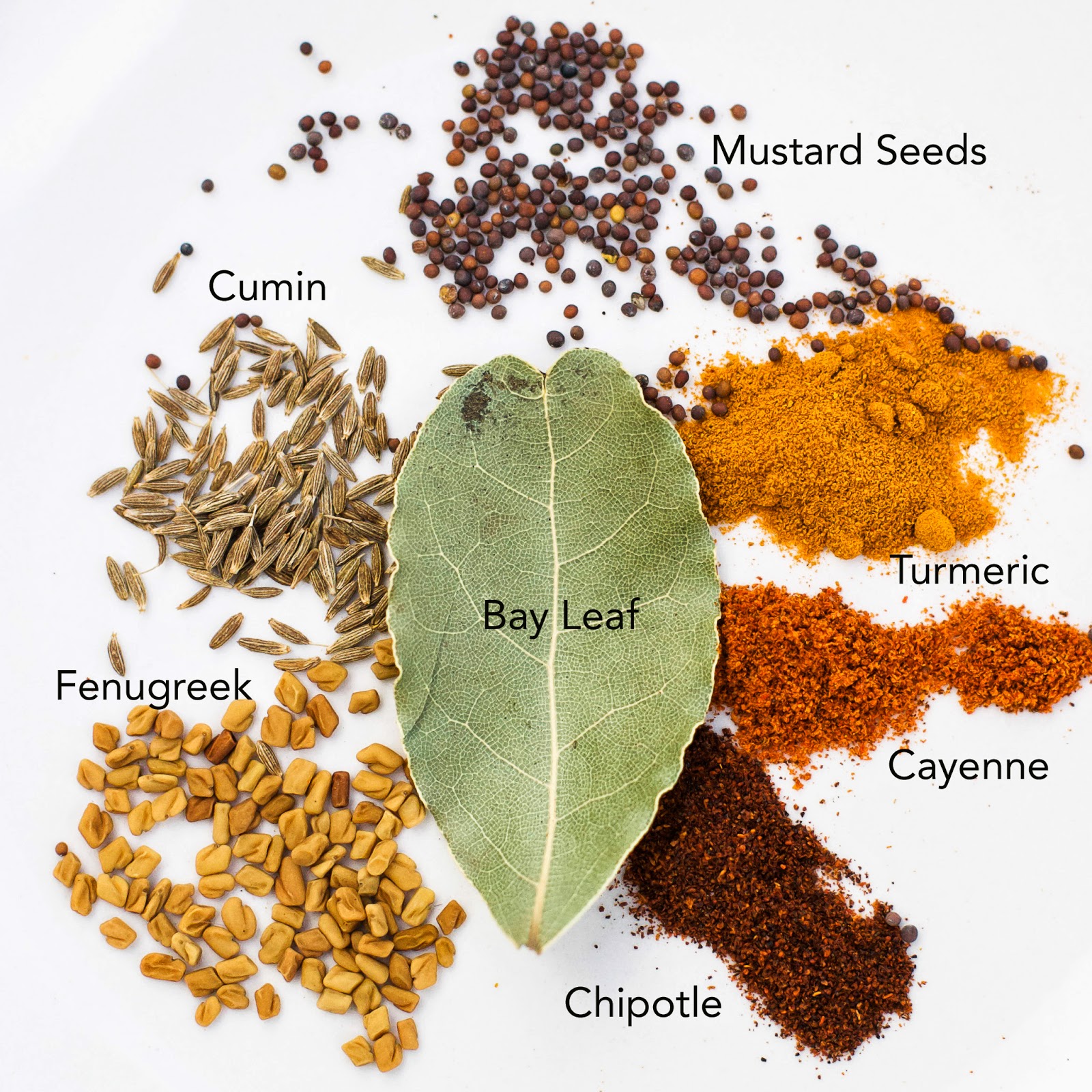 bay leaf, cumin, fenugreek, mustard seed, turmeric, cayenne, Indian, dal, lentil, coconut