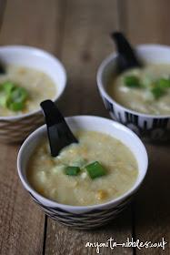 Chinese takeaway chicken and sweetcorn soup recipe from Anyonita-nibbles.co.uk