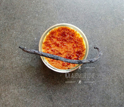 Crème brûlée à la vanille lau en cuisine 