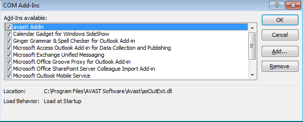 Outlook-add-ons