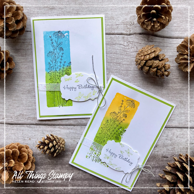 Dragonfly Garden Stampin Up watercolour card ideas