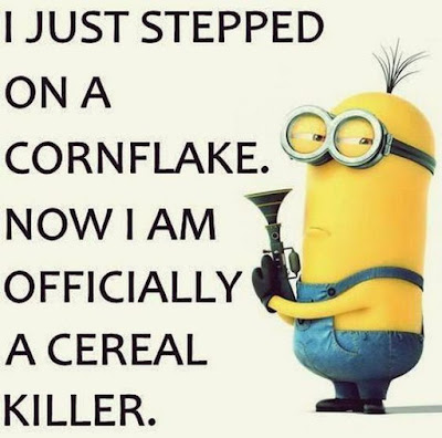 I just steeped on a cornflake...