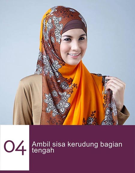  5  Cara Tutorial Hijab Segi Empat  Simple