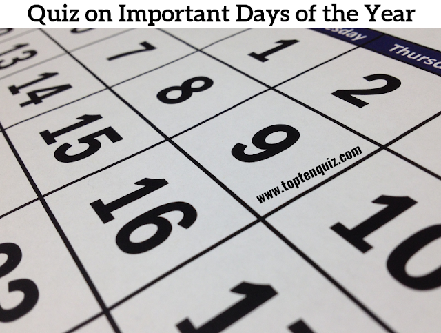 March Important Days | Quiz on Important Days | GK