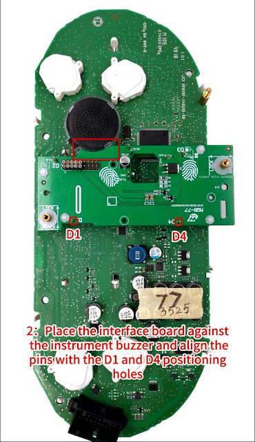 Install ACDP Module 33 Lock Fastening Interface board 3