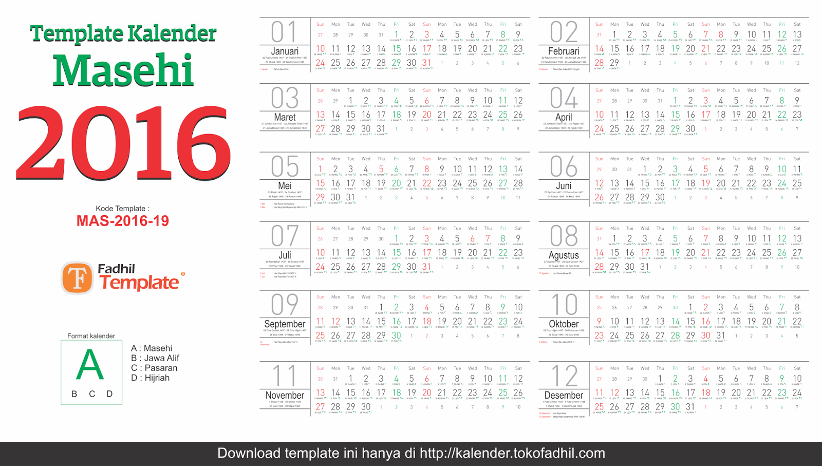 PUSAT TEMPLATE KALENDER: template kalender 2016 19 corel editable cdr ...
