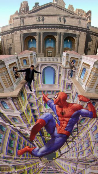 Awesome & Amazing Street Art By Kurt Wenner Seen On www.coolpicturegallery.us