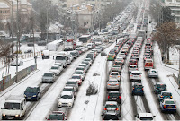 Ατελείωτες ώρες στο μποτιλιάρισμα για τους οδηγούς στη Θεσσαλονίκη [εικόνες]