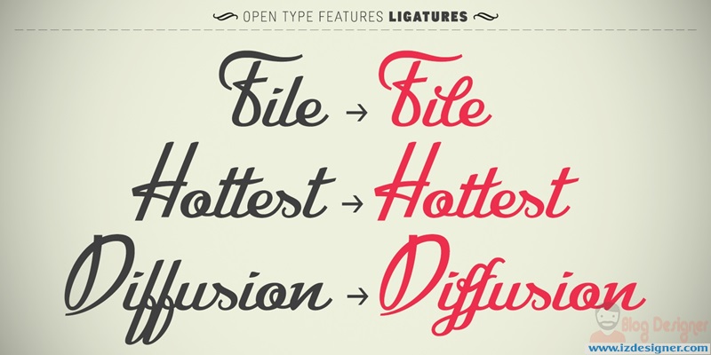 Quà Tặng - 30+ Font Chữ Tuyệt Vời Từ izdesigner.com