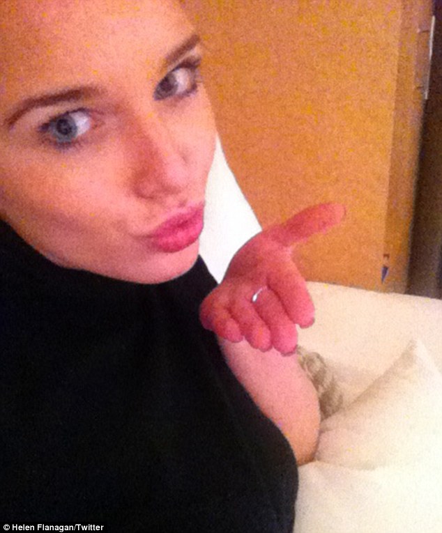 Helen Flanagan vows to cover up in polo necks but can't resist showing 